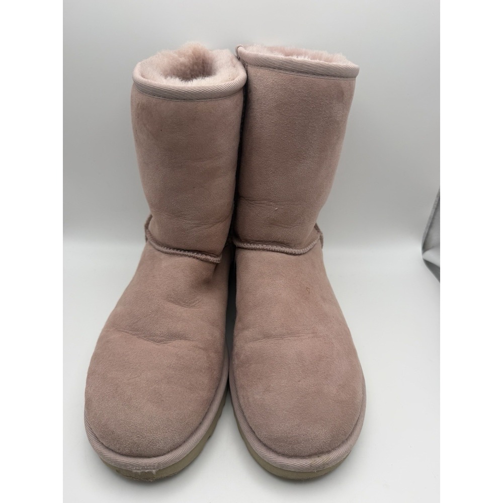 UGG Classic II Pink Suede Sheepskin Boots Women's US 8 UK 6 EU 39